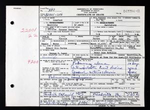 Blanche Luper Pardoe Death Certificate Blanche Luper Pardoe Death Certificate