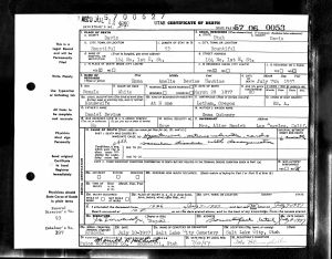 Devine, Emma Death Certificate Devine, Emma Death Certificate