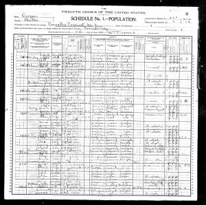 Spangler, John, 1900, Census, USA, Corvallis, Benton, Oregon