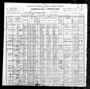 Census 1900 Ghent, Columbia, New York Year: 1900; Census Place: Hudson Ward 1, Columbia, New York; Page: 12; Enumeration District: 0018; FHL microfilm: 1241019 Census 1900 Ghent, Columbia, New York Year: 1900; Census Place: Hudson Ward 1, Columbia, New York; Page: 12; Enumeration District: 0018; FHL microfilm: 1241019