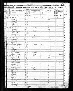 Census 1850 Beat 1, Claiborne, Mississippi Year: 1850; Census Place: District 4, Claiborne, Mississippi; Roll: 370; Page: 137a