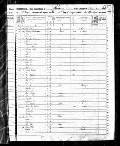 Census 1850 Ghent, Columbia, New York, USA Year: 1850; Census Place: Ghent, Columbia, New York; Roll: M432_492; Page: 297B; Image: 114