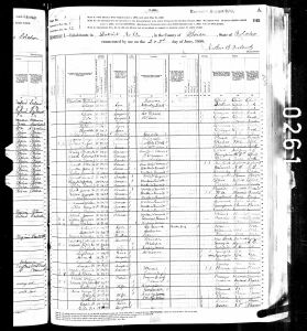 Bridges, Rufus, 1880, Census, USA, Boise, Idaho