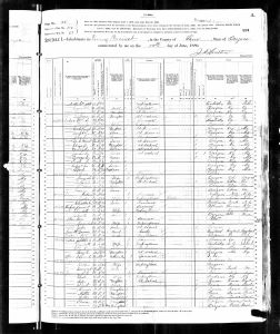 Luper, Lewis Taylor, 1880, Census, USA, Irving, Lane, Oregon Luper, Lewis Taylor, 1880, Census, USA, Irving, Lane, Oregon