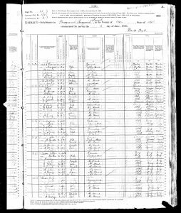 Barton, Joseph Penn, 1880, Census, USA, Paragonah, Iron, Utah Barton, Joseph Penn, 1880, Census, USA, Paragonah, Iron, Utah