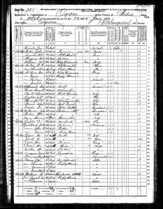 Ellison, James Milton, 1870, Census, USA, Ogden, Weber, Utah Territory Ellison, James Milton, 1870, Census, USA, Ogden, Weber, Utah Territory