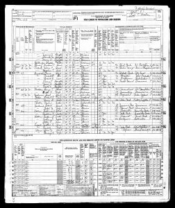 Census 1950 Chicago, Cook, Illinois, USA United States of America, Bureau of the Census; Washington, D.C.; Seventeenth Census of the United States, 1950; Record Group: Records of the Bureau of the Census, 1790-2007; Record Group Number: 29; Residence Date: 1950; Home in 1950: Chicago, Cook, Illinois; Roll: 799; Sheet Number: 73; Enumeration District: 103-1878