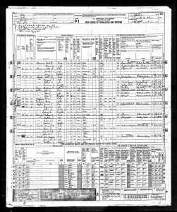 Census 1950 Illinois, Cook, Chicago,National Archives at Washington, DC; Washington, D.C. Roll: 80, Page: 7, Enumeration District: 103-1937