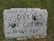 Cutter, Mae E. Headstone Cutter, Mae E. Headstone