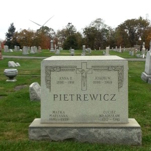 Petravage, Joseph and Anna B - Headstone Petravage, Joseph and Anna B - Headstone